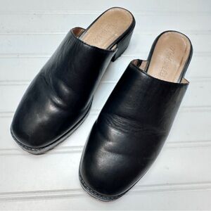 Madewell black Leather mule 6